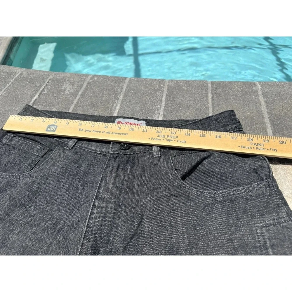 Sliders Made With Kevlar Motorcycle Riding Protective Black Jeans Men's 34x30 - Picture 6 of 9